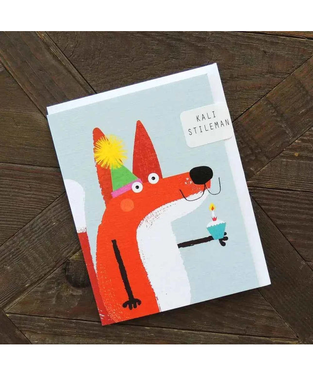 Fox Birthday Greetings Card