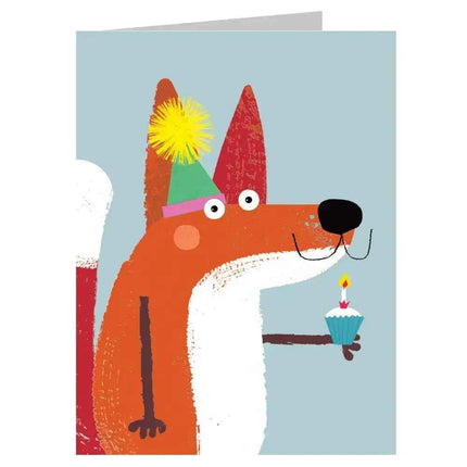 Fox Birthday Greetings Card