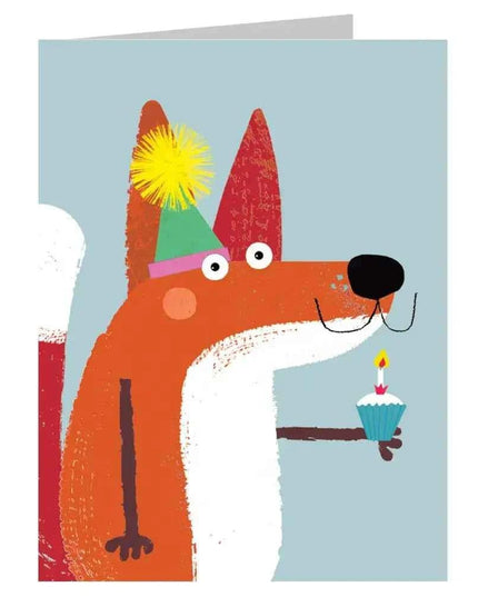 Fox Birthday Greetings Card