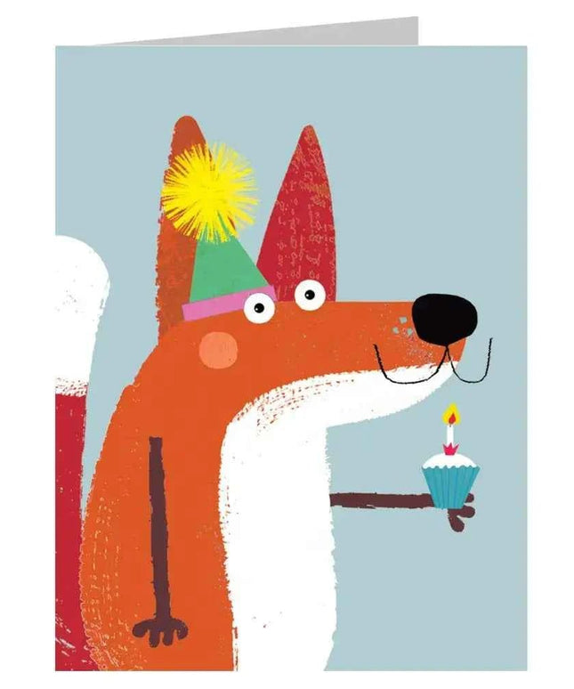 Fox Birthday Greetings Card