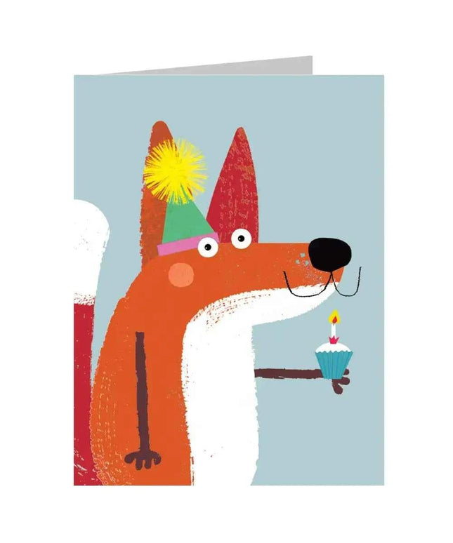 Fox Birthday Greetings Card