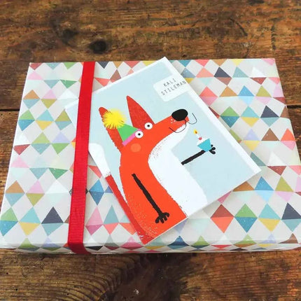 Fox Birthday Greetings Card