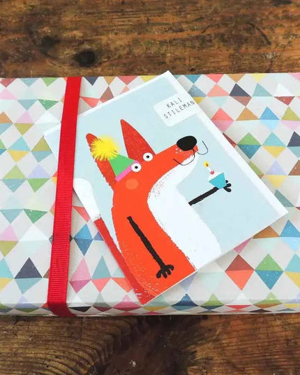 Fox Birthday Greetings Card