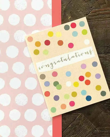 Mini Gold Foiled Congratulations Card