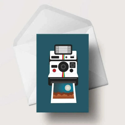 Mountain Camera Greetings Card