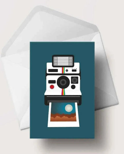 Mountain Camera Greetings Card