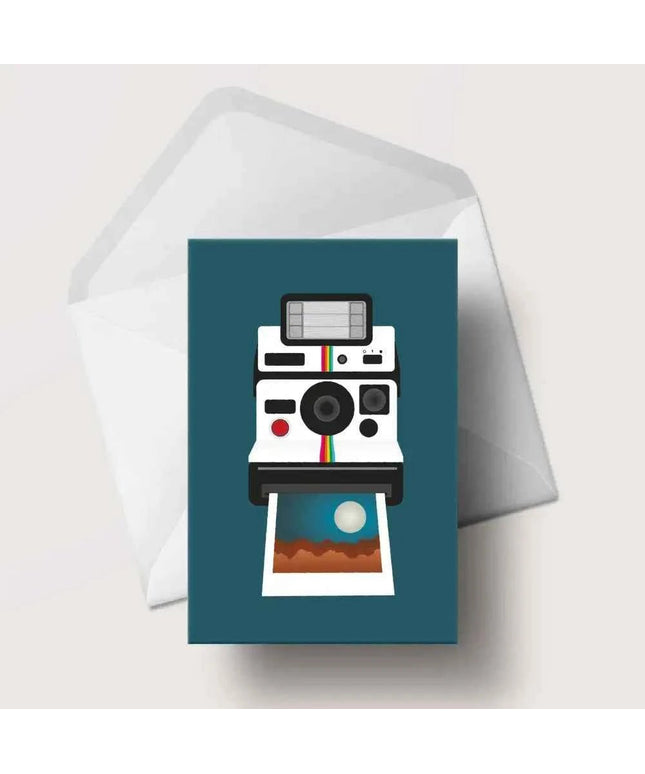 Mountain Camera Greetings Card