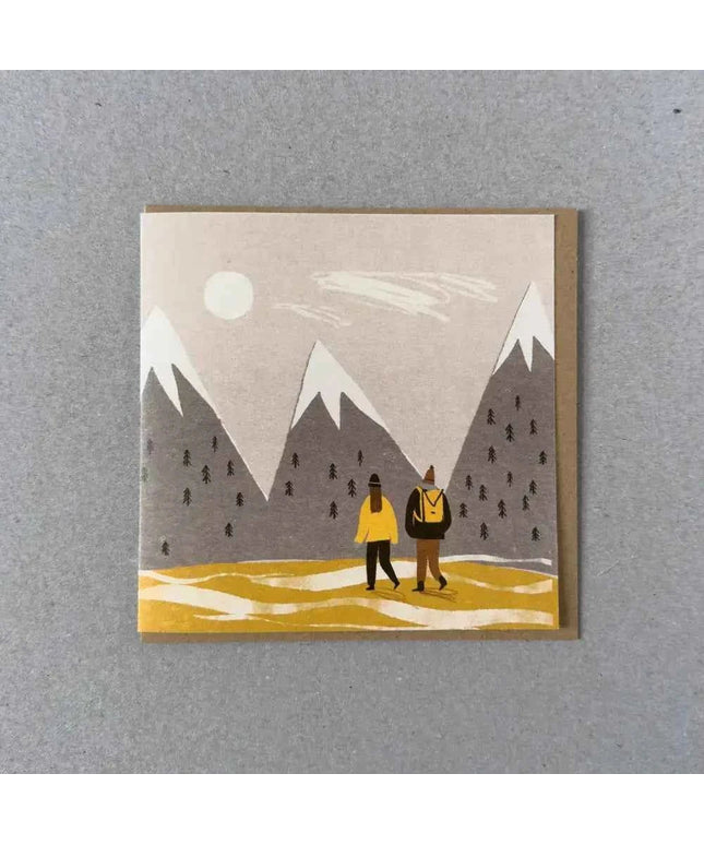 Mountain Walk Greetings Card