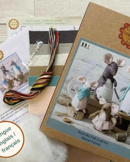 Mouse Family Felt Craft Kit