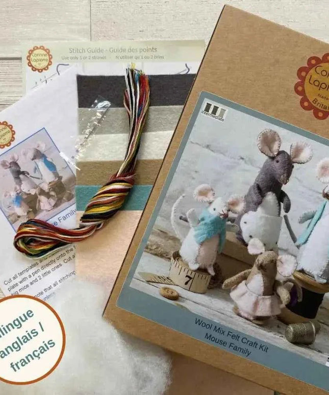 Mouse Family Felt Craft Kit