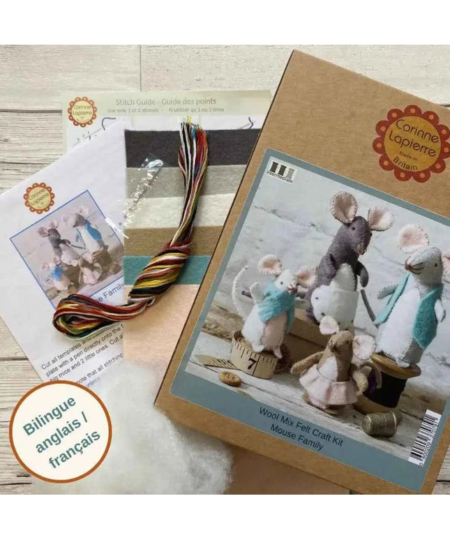 Mouse Family Felt Craft Kit