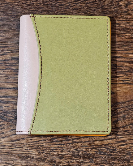 Multicoloured Recycled Leather Card Holder - Fairtrade