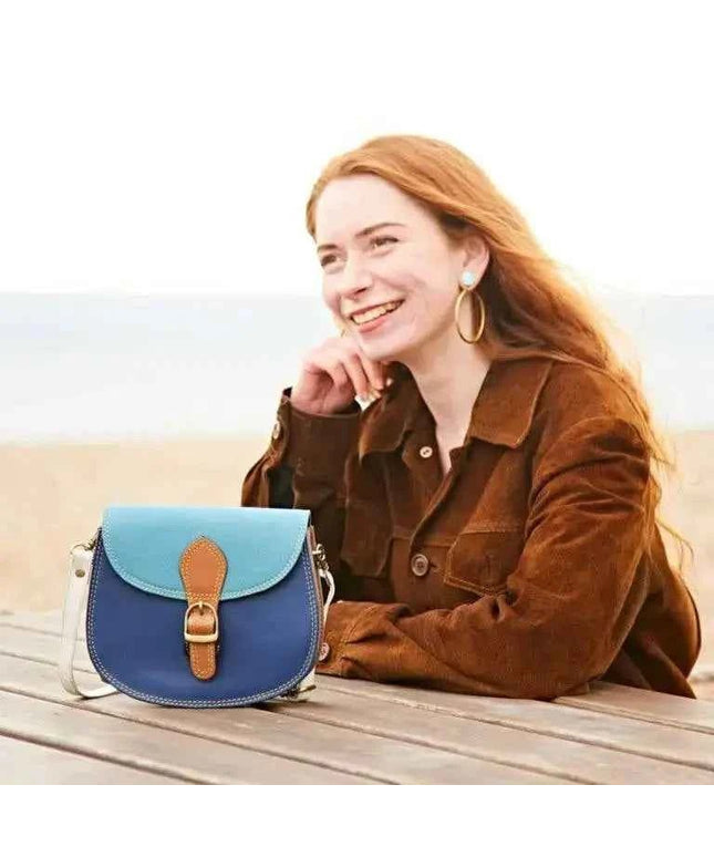 Multicoloured Saddle Crossbody Bag