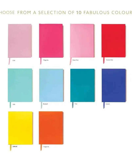 A5 coloured Notebooks: Write in Style