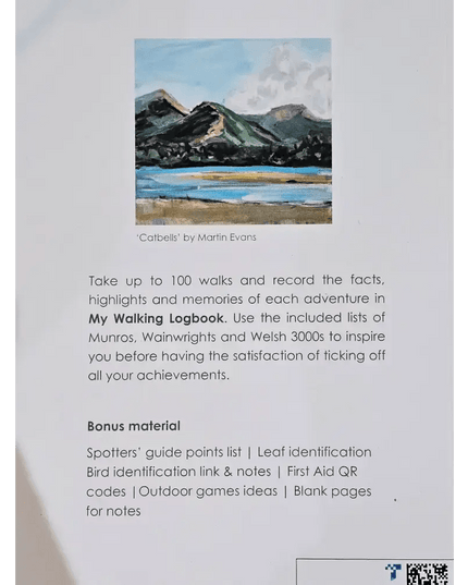 My Walking Logbook - Munros | Wainwrights | Welsh 3000s