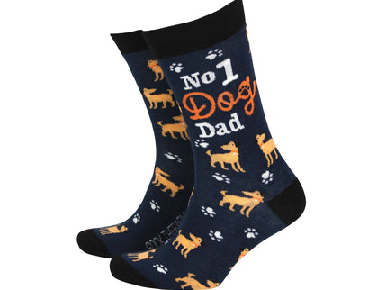 No1 Dog Dad - Men's Bamboo Socks