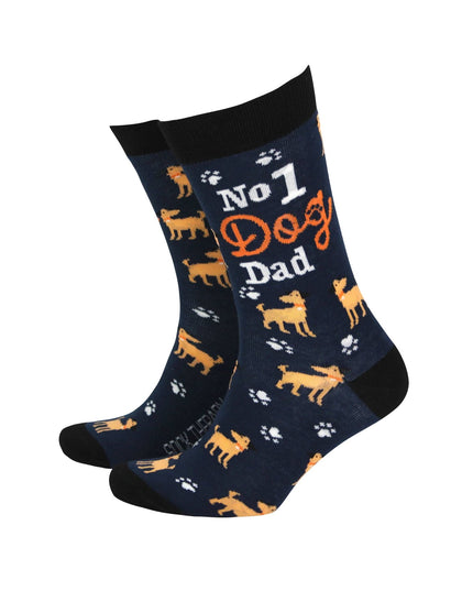 No1 Dog Dad - Men's Bamboo Socks