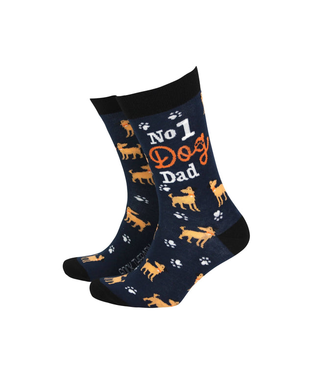 No1 Dog Dad - Men's Bamboo Socks