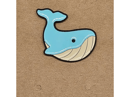 Ocean animal pin badges (various Kawaii cutie designs) Whale