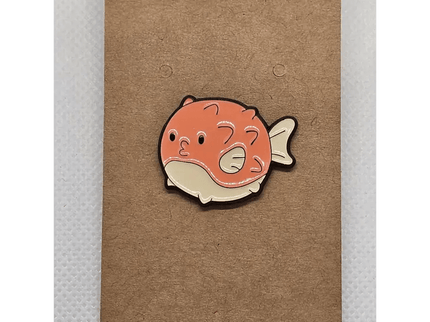 Ocean animal pin badges (various Kawaii cutie designs) Puffer fish