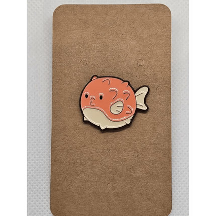 Ocean animal pin badges (various Kawaii cutie designs) Puffer fish