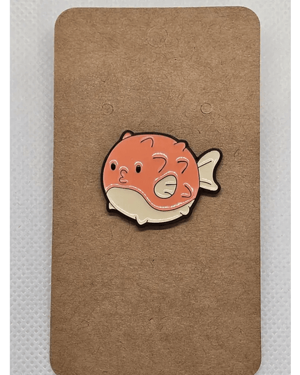 Ocean animal pin badges (various Kawaii cutie designs) Puffer fish