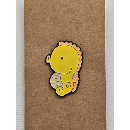 Ocean animal pin badges (various Kawaii cutie designs) Seahorse