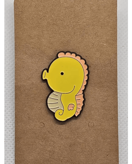 Ocean animal pin badges (various Kawaii cutie designs) Seahorse