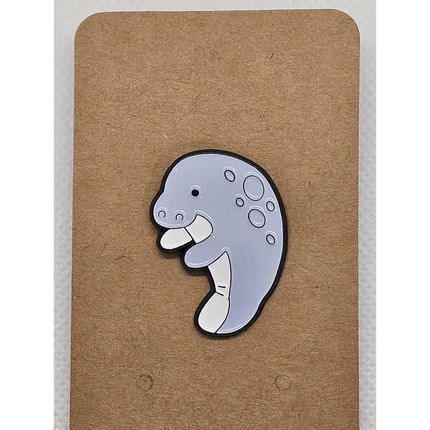 Ocean animal pin badges (various Kawaii cutie designs) Manatee