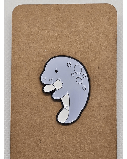 Ocean animal pin badges (various Kawaii cutie designs) Manatee