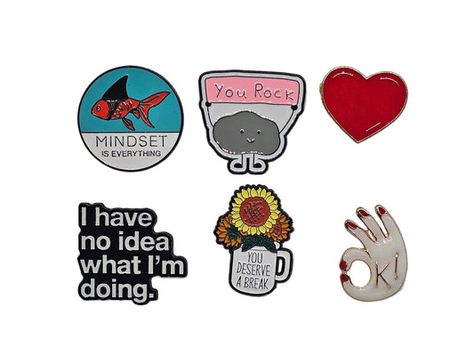 Emotions pin badge - The Red Squirrel