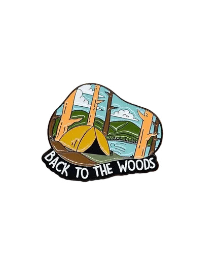 Outdoor Adventure Pin badges Back to the woods