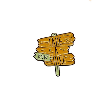 Outdoor Adventure Pin badges Take a hike