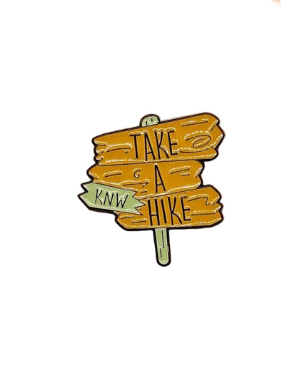 Outdoor Adventure Pin badges Take a hike