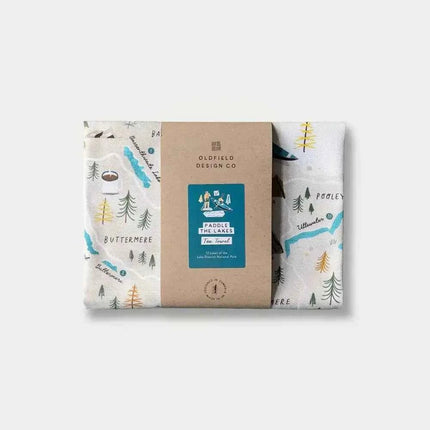 Paddle the Lakes Tea Towel