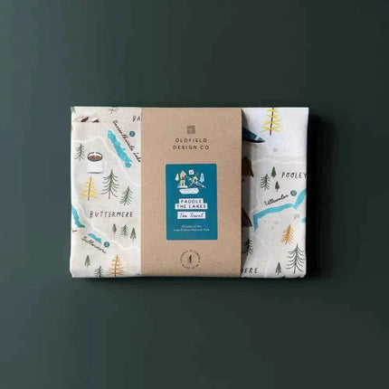 Paddle the Lakes Tea Towel