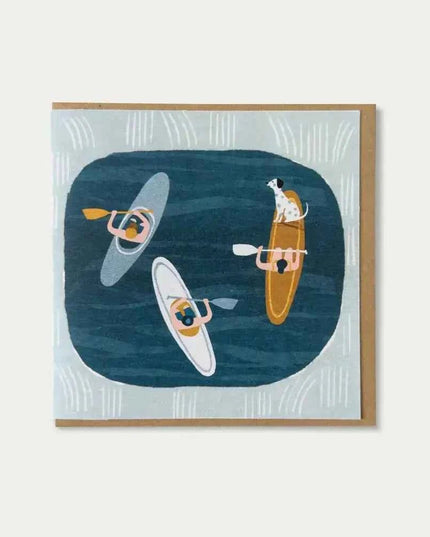 Paddleboarding Greetings Card
