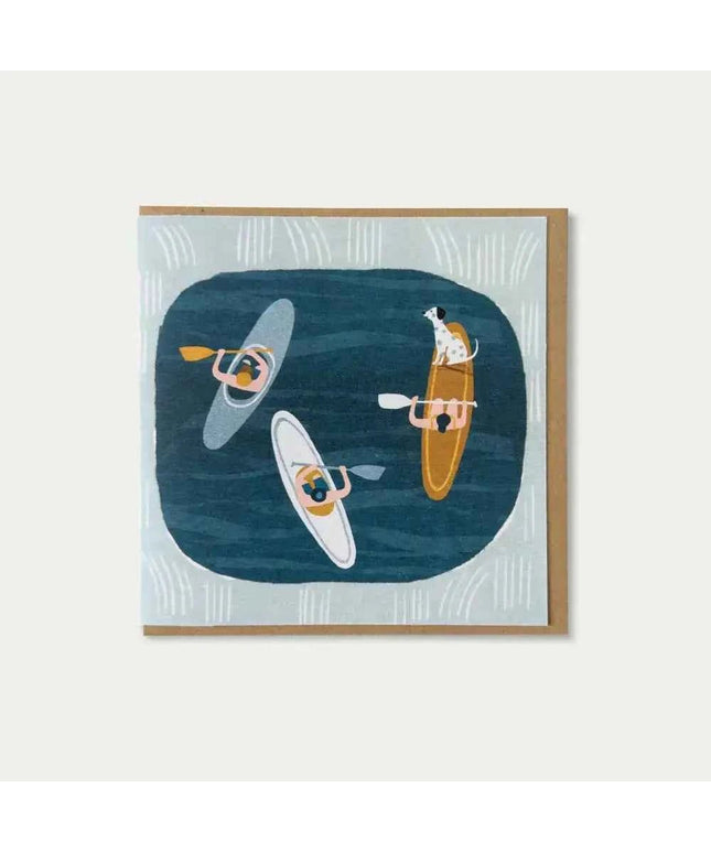 Paddleboarding Greetings Card