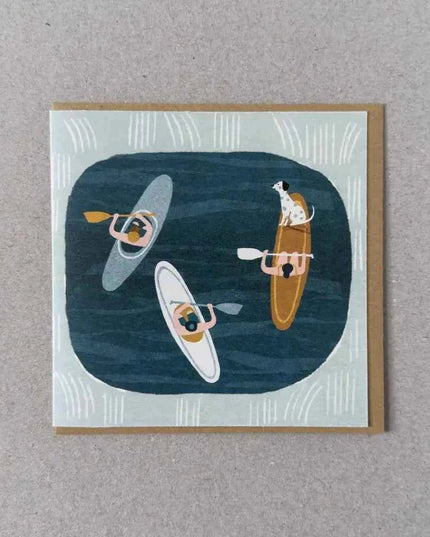 Paddleboarding Greetings Card