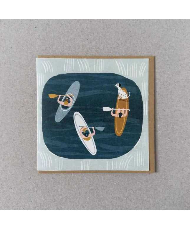 Paddleboarding Greetings Card