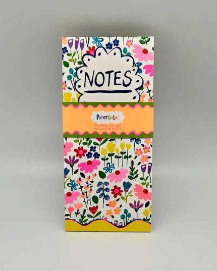 Paper Salad Magnetic List Pad - Floral Notes To Do List