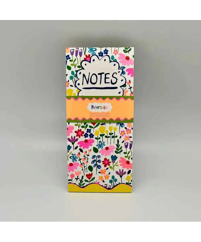 Paper Salad Magnetic List Pad - Floral Notes To Do List