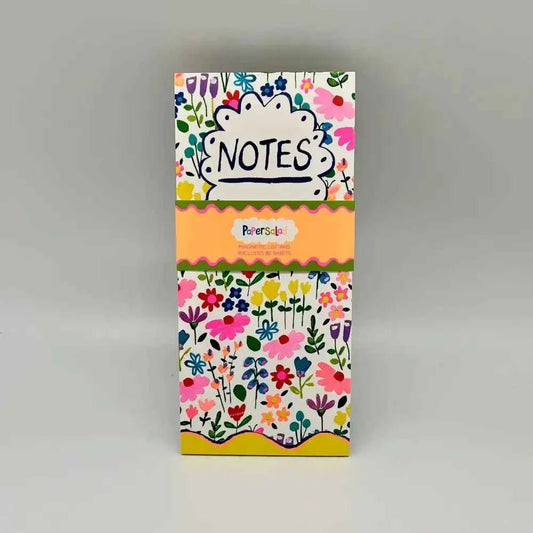 Paper Salad Magnetic List Pad - Floral Notes To Do List