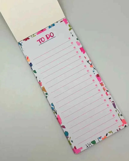 Paper Salad Magnetic List Pad - Floral Notes To Do List