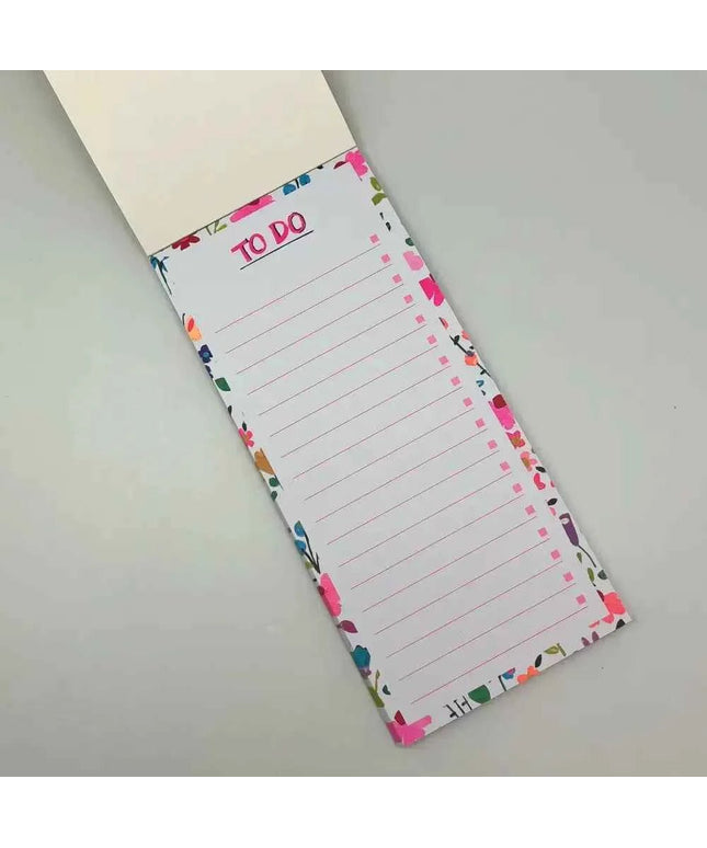 Paper Salad Magnetic List Pad - Floral Notes To Do List