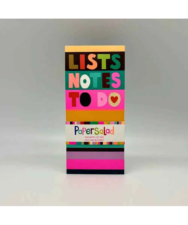 Paper Salad Magnetic List Pad - Stripes Lists Notes