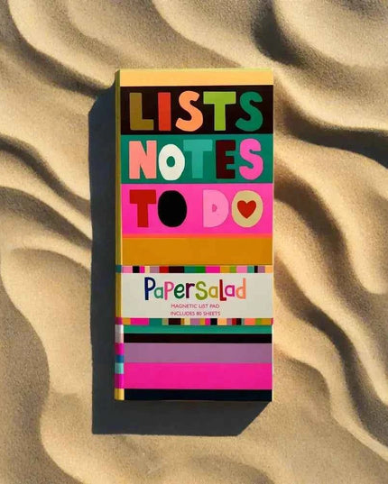 Paper Salad Magnetic List Pad - Stripes Lists Notes