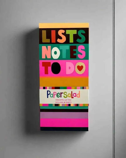 Paper Salad Magnetic List Pad - Stripes Lists Notes