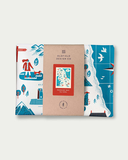 Pennine Way Tea Towel
