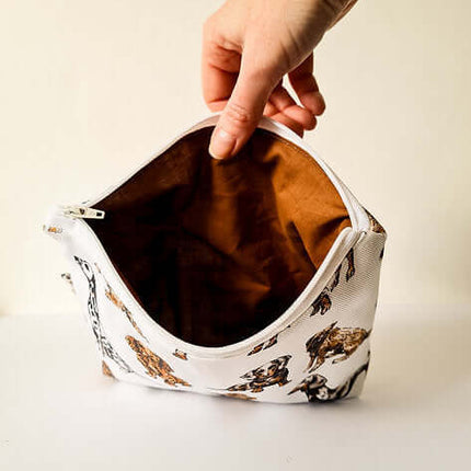 Lots of Dogs Handmade Cosmetics Bag